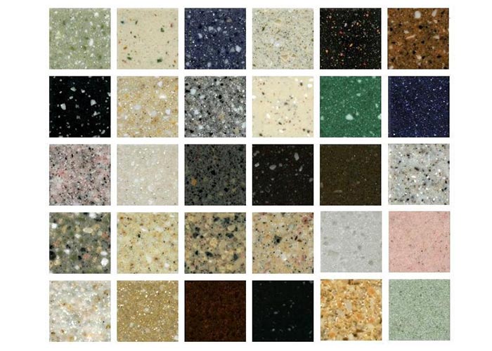 Цветовая гамма искусственного камня