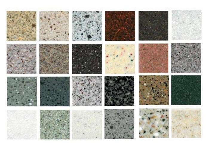 Цветовая гамма искусственного камня