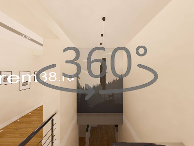 Панорама коридора 360º