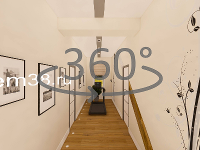Панорама коридора 360º