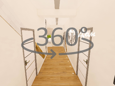 Панорама коридора 360º