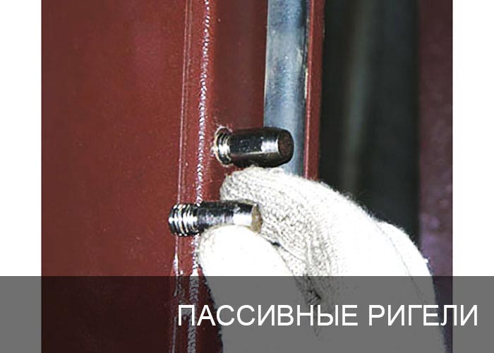 Пассивные ригели входных дверей
