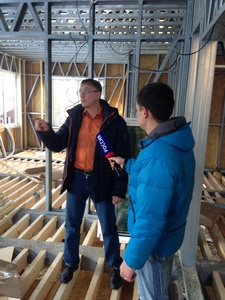 Съёмки Канала РОССИЯ о компании М-Дом