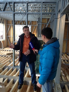 Съёмки Канала РОССИЯ о компании М-Дом